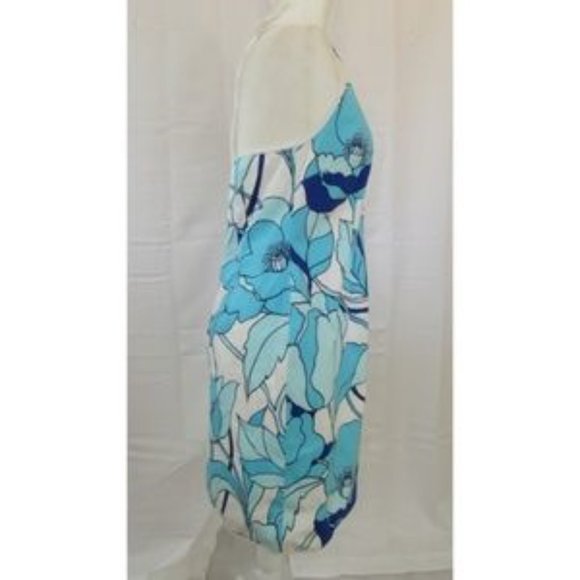 Grace Dane Lewis Turquoise Floral Bodycon Dress 10 - Picture 4 of 5